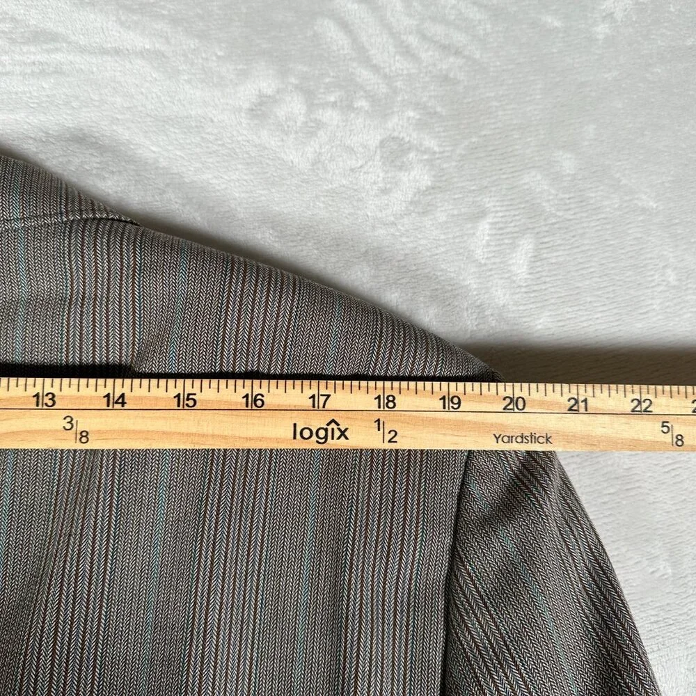 Hugo Boss Aamon Blazer Men Size 44R Two-Button Jacket Cotton Blend Made Slovenia - Picture 7 of 16